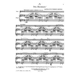 Castelnuovo-tedesco: Sea Murmurs for Violin and Piano