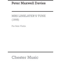 Peter Maxwell Davies: Mrs Linklater's Tune (Solo Violin)