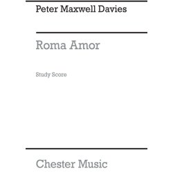 Peter Maxwell Davies: Roma, Amor, Labyrinthos (Study Score)