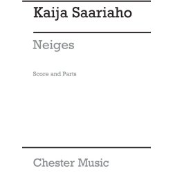 Kaija Saariaho: Neiges For Eight Cellos (Score and Parts)
