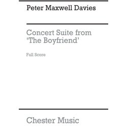 Peter Maxwell Davies: Concert Suite From The Boy Friend (Full Score)