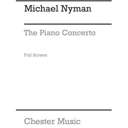 Michael Nyman: The Piano Concerto In Full Score