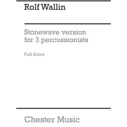 Rolf Wallin: Stonewave For Three Percussionists (Score)