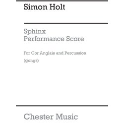 Holt: Sphinx for Cor Anglais and Gongs (Performing Score)