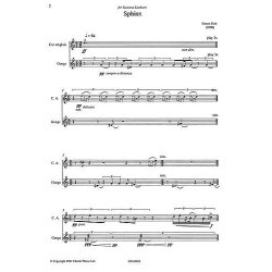 Holt: Sphinx for Cor Anglais and Gongs (Performing Score)