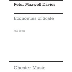 Peter Maxwell Davies: Economies Of Scale (Score)