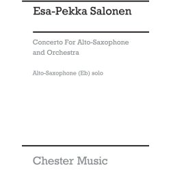 Esa-Pekka Salonen: Concerto For Alto Saxophone And Orchestra