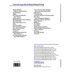 Favourite Songs You've Always Wanted To Sing