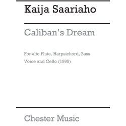 Kaija Saariaho: Caliban's Dream (Score)