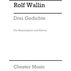 Rolf Wallin: Drei Gedichte (Three Poems)