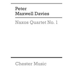 Peter Maxwell Davies: Naxos Quartet No.1 (Score)