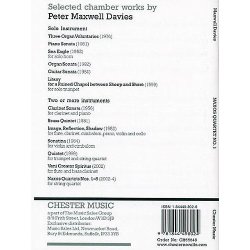 Peter Maxwell Davies: Naxos Quartet No.1 (Score)