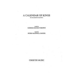 Peter Maxwell Davies: A Calendar Of Kings (SSAA)