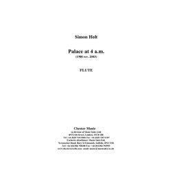 Simon Holt: Palace At 4 a.m. (Parts)