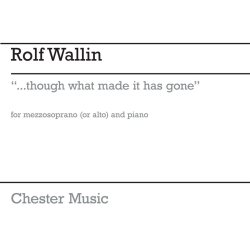 Rolf Wallin: ...though what made it has gone