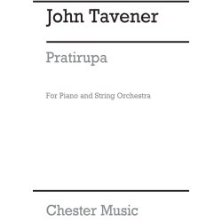 John Tavener: Pratirupa (Score) Piano/Strings
