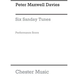 Peter Maxwell Davies: Six Sanday Tunes (Three Violins Performance Score)