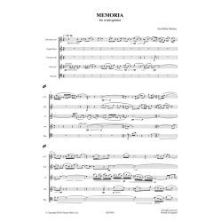 Esa-Pekka Salonen: Memoria For Wind Quintet