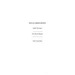 John Tavener: The Myrrh-Bearer (Viola Part)