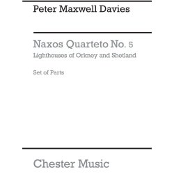 Peter Maxwell Davies: Naxos Quartet No.5 (Parts)