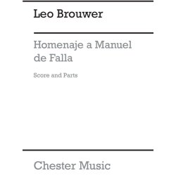 Leo Brouwer: Homenaje A Manuel De Falla (Score And Parts)
