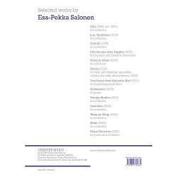 Esa-Pekka Salonen: Insomnia For Orchestra (Score)