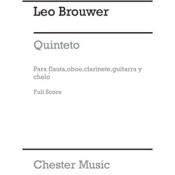 Leo Brouwer: Quinteto (Score)