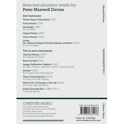 Peter Maxwell Davies: Naxos Quartet No.7 (Score)