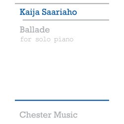 Kaija Saariaho: Ballade For Solo Piano