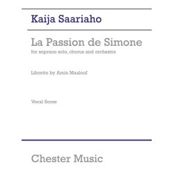 Kaija Saariaho: La Passion De Simone (Vocal Score)