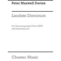 Maxwell Davies Laudate Dominum Satb