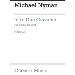 Michael Nyman: In Re Don Giovanni (Score)