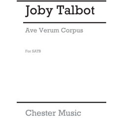 Joby Talbot: Ave Verum Corpus (SATB/Orchestra)