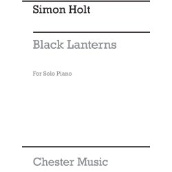 Simon Holt: Black Lanterns (Piano)