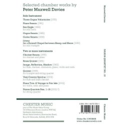 Peter Maxwell Davies: Naxos Quartet No.10 (Miniature Score)