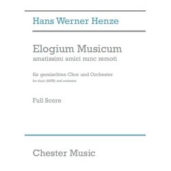 Hans Werner Henze: Elogium Musicum (Full Score)
