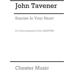 John Tavener: Sunrise In Your Heart - A Christmas Carol (SSATB)