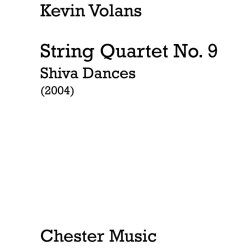 Kevin Volans: String Quartet No.9 - Shiva Dances (Score)