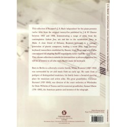J.S. Bach Adaptations: Piano Transcriptions By Walter Rummel