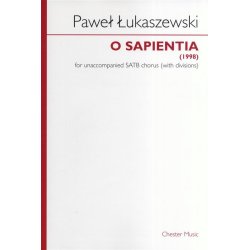 Pawe? ?ukaszewski: O Sapientia (SATB)