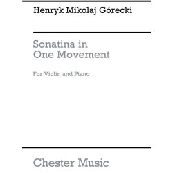 Henryk Miko?aj Grecki: Sonatina In One Movement Op.8
