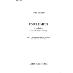 John Tavener: Popule Meus - a Meditation (Solo Part)