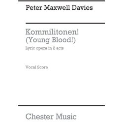 Peter Maxwell Davies: Kommilitonen! (Young Blood!) - Vocal Score