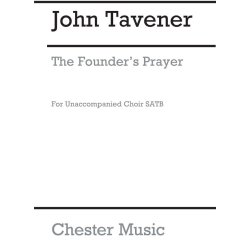 John Tavener: The Founder's Prayer (Vocal Score)