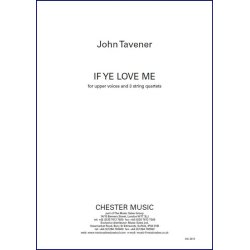 John Tavener: If Ye Love Me (Full Score)