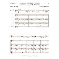 Michael Nyman: Trumpet & String Quartet (Score/Parts)