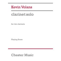 Kevin Volans: clarinet:solo