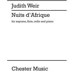 Judith Weir: Nuits d'Afrique (Score)