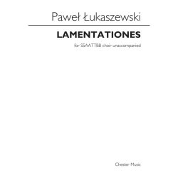Pawe&#322; &#321;ukaszewski: Lamentationes