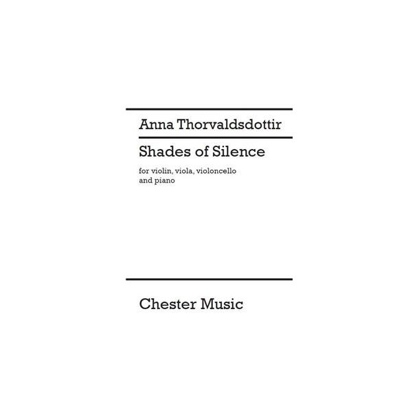 Anna Thorvaldsdottir: Shades Of Silence (Score/Parts)